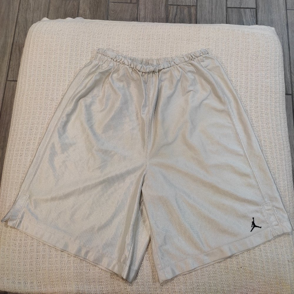 Nike Air Jordan Jumpman Basketball Gym White XL Shorts Vintage